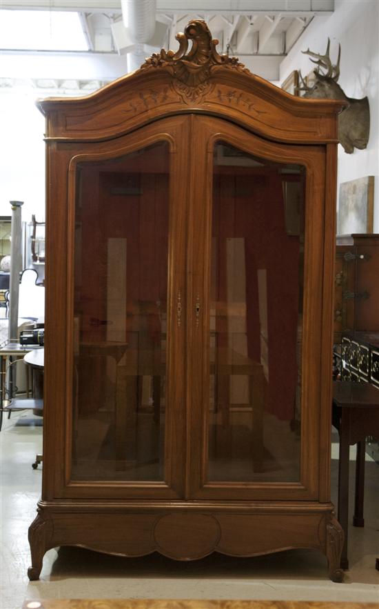 A Louis XV Style Mahogany Armoire