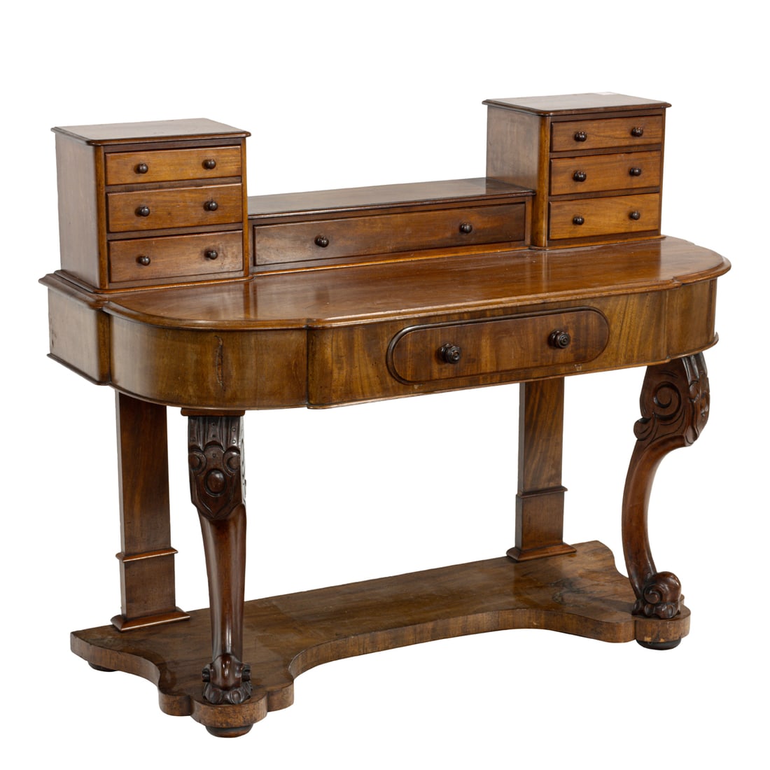 A LOUIS XV STYLE MAHOGANY BONHEUR