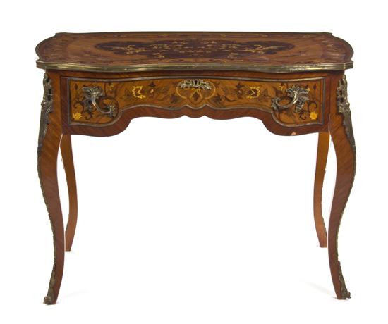 *A Louis XV Style Marquetry and