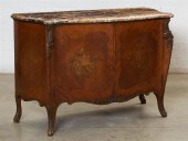 A LOUIS XV STYLE MARQUETRY INL