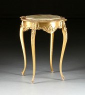 A LOUIS XV STYLE ONYX TOPPED G