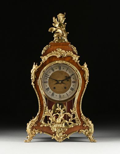 A LOUIS XV STYLE ORMOLU MOUNTED