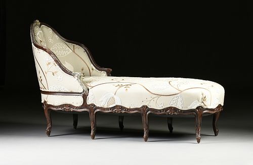 A LOUIS XV STYLE PAINTED WOOD AND