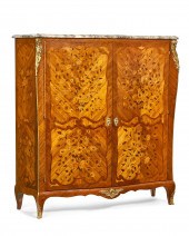 A LOUIS XV STYLE SIDE CABINETA