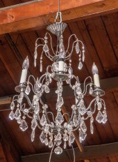 A LOUIS XV STYLE SILVERED META