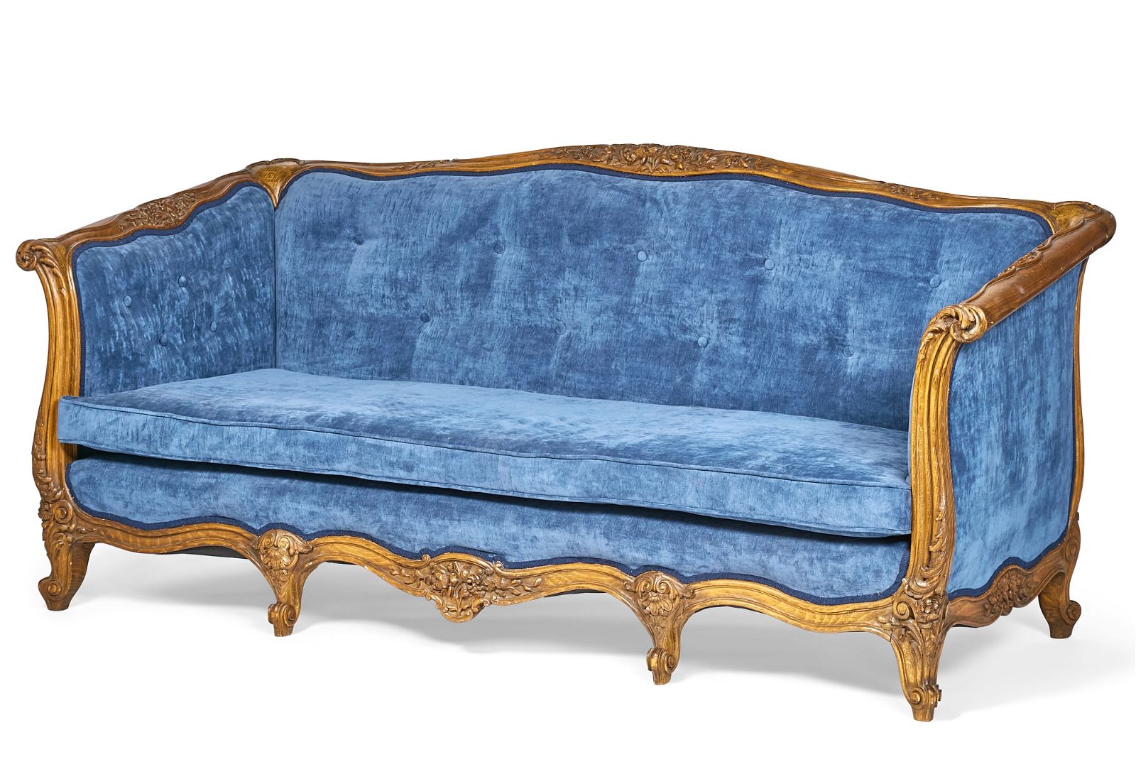A LOUIS XV STYLE STAINED