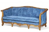 A LOUIS XV STYLE STAINED BEECH