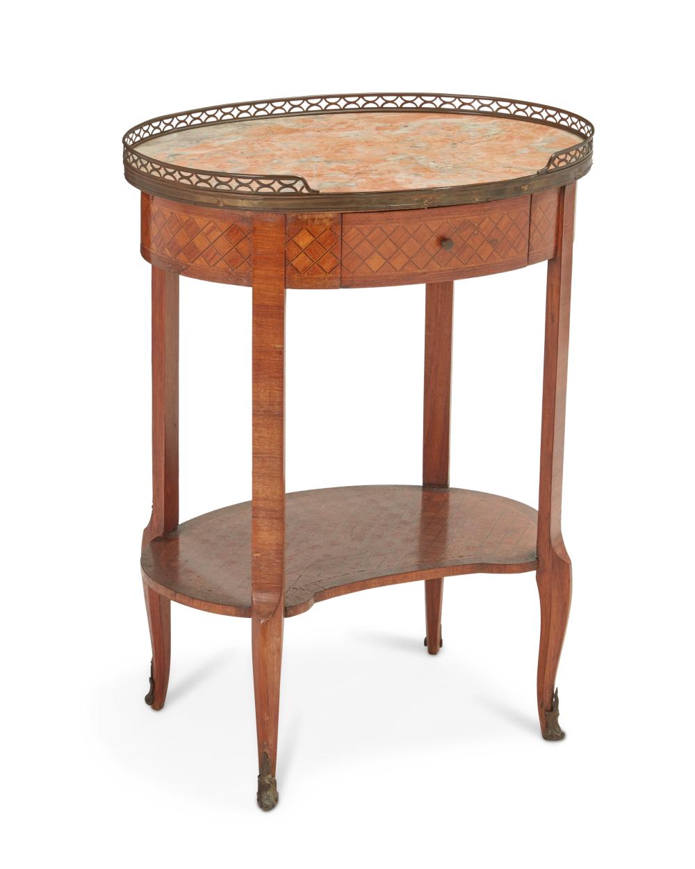 A LOUIS XV-STYLE TEA TABLEA Louis