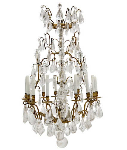 A LOUIS XV STYLE TWELVE LIGHT