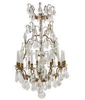 A LOUIS XV STYLE TWELVE LIGHT