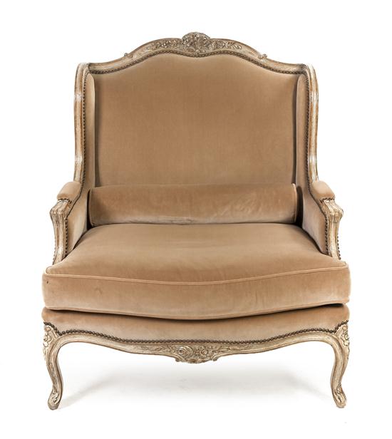 A Louis XV Style Upholstered Settee