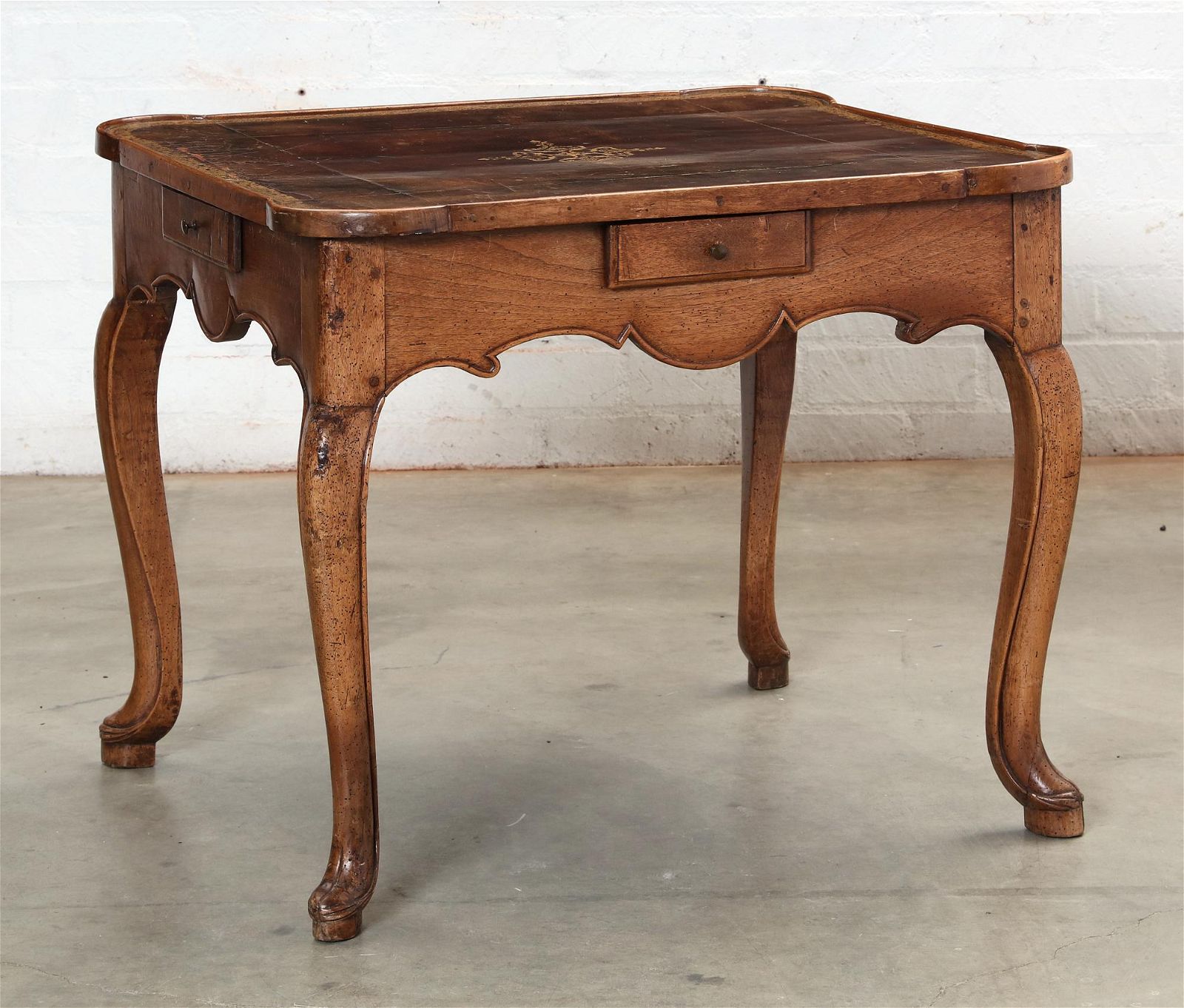 A LOUIS XV STYLE WALNUT GAMES