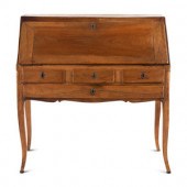 A Louis XV Walnut Bureau en Pe