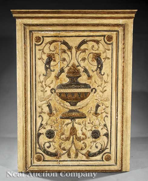 A Louis XVI Crème Peinte Gilt and