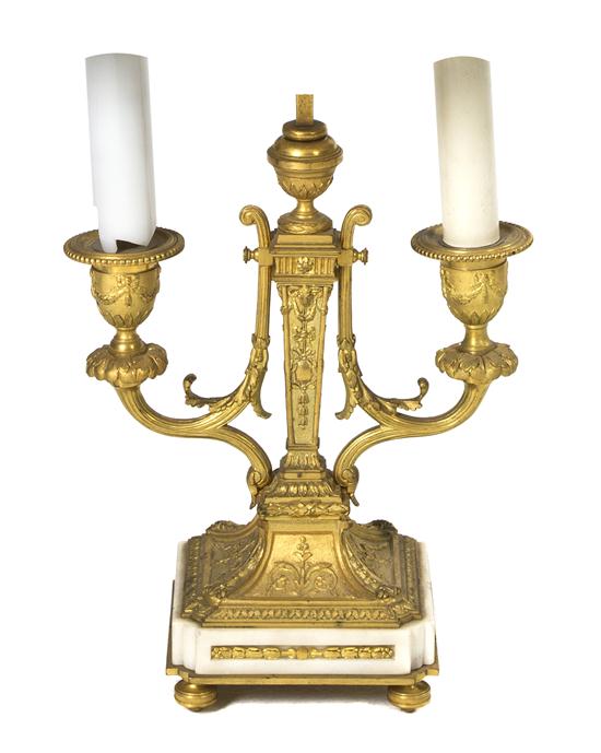 A Louis XVI Gilt Bronze and