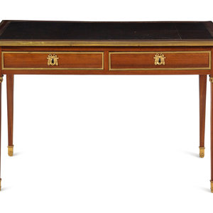 A Louis XVI Gilt Bronze Mounted