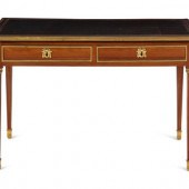 A Louis XVI Gilt Bronze Mounte