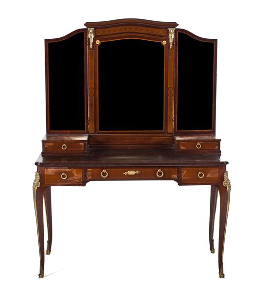 A Louis XVI Gilt Metal Mounted