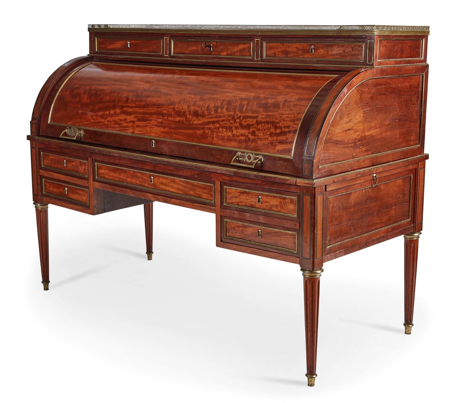 A LOUIS XVI MAHOGANY BUREAU A