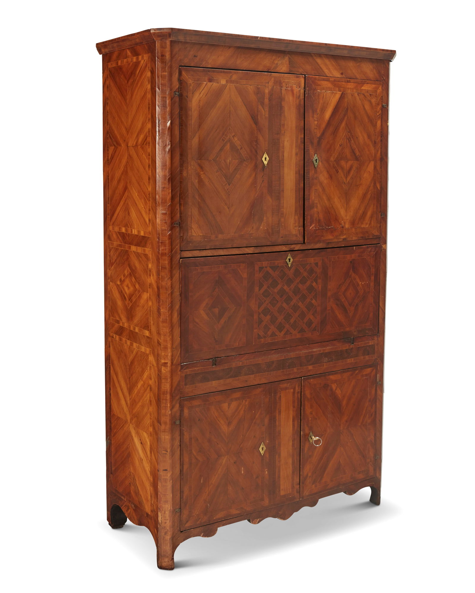 A LOUIS XVI PARQUETRY SECRETAIRE