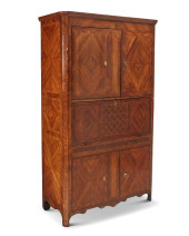 A LOUIS XVI PARQUETRY SECRETAI