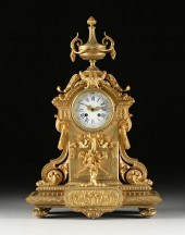 A LOUIS XVI REVIVAL GILT BRONZ