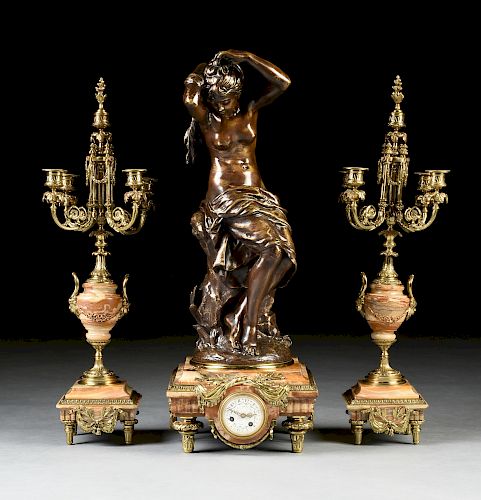 A LOUIS XVI REVIVAL GILT AND