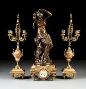 A LOUIS XVI REVIVAL GILT AND P