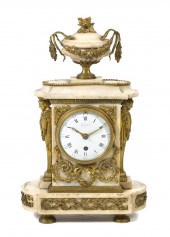 A Louis XVI Style Alabaster an