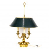 A LOUIS XVI STYLE BRASS AND TO