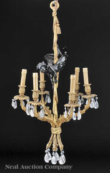 A Louis XVI-Style Doré Bronze