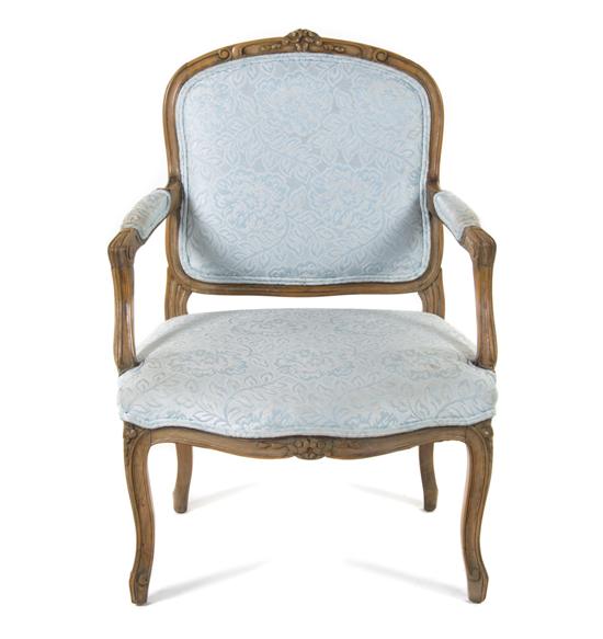 *A Louis XVI Style Fauteuil