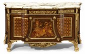 A Louis XVI style gilt bronze
