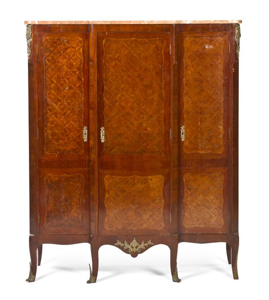 A Louis XVI Style Gilt Metal