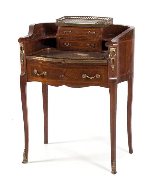 A Louis XVI Style Gilt Metal