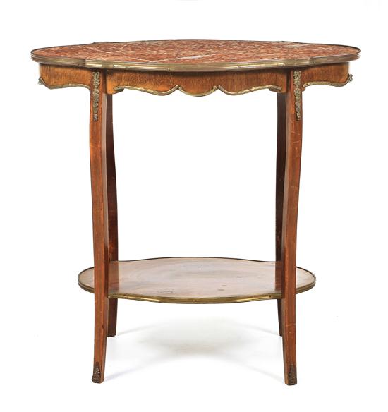 A Louis XVI Style Gilt Metal