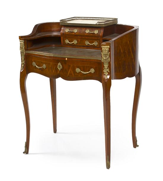 A Louis XVI Style Gilt Bronze