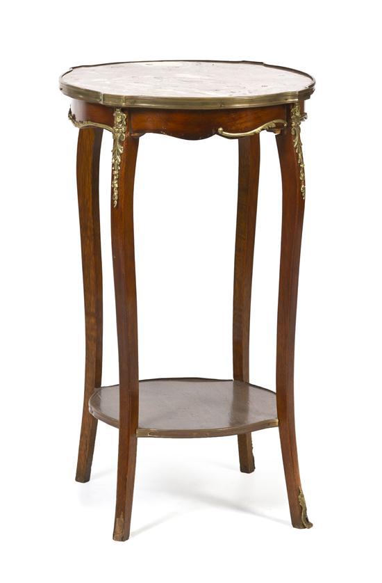 A Louis XVI Style Gilt Metal