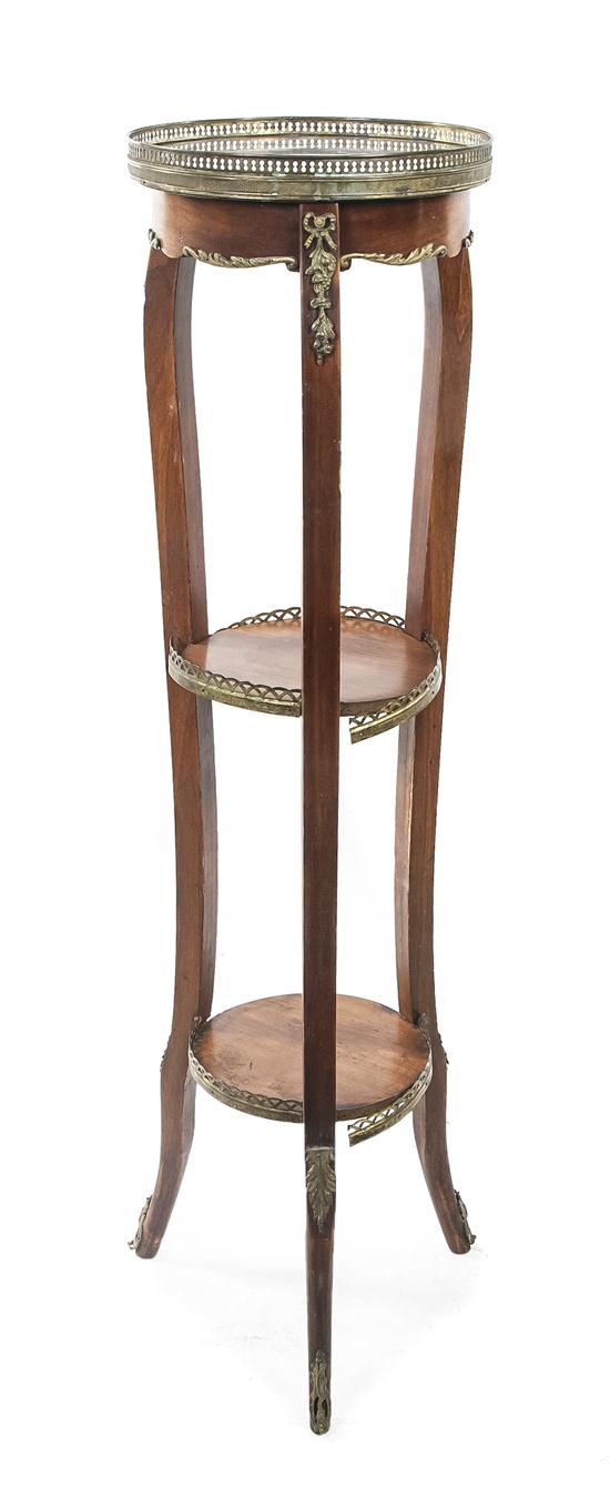 *A Louis XVI Style Gilt Metal