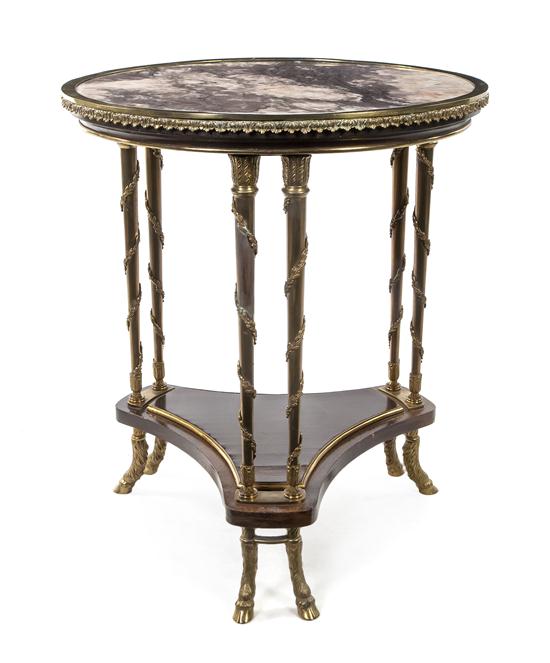 *A Louis XVI Style Gilt Bronze