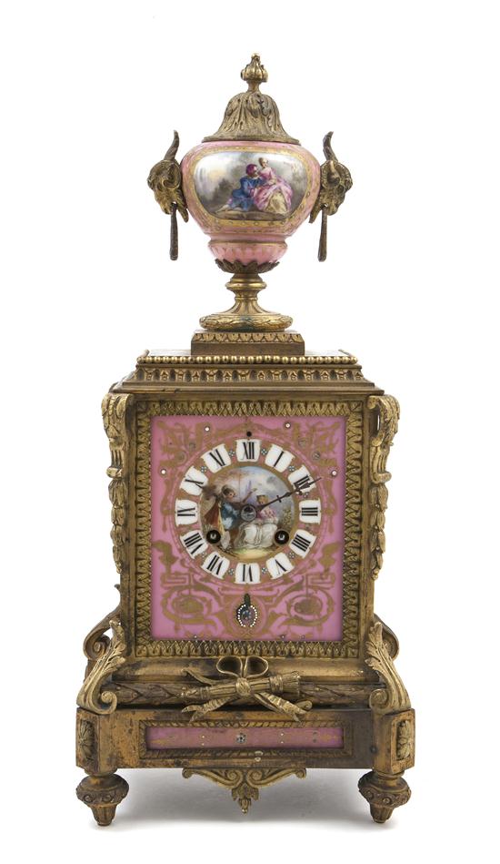 A Louis XVI Style Gilt Bronze and