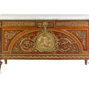 A Louis XVI Style Gilt Bronze