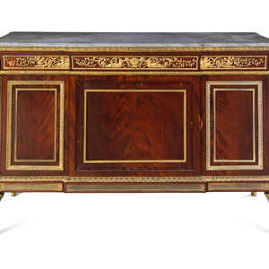 A Louis XVI Style Gilt Bronze