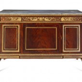 A Louis XVI Style Gilt Bronze