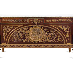 A Louis XVI Style Gilt Bronze