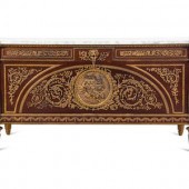 A Louis XVI Style Gilt Bronze