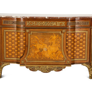 A Louis XVI Style Gilt Bronze
