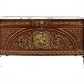 A Louis XVI Style Gilt Bronze