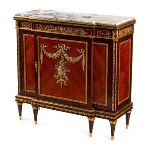 A Louis XVI Style Gilt Bronze