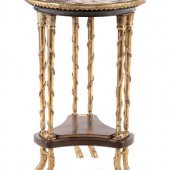 A Louis XVI Style Gilt Bronze